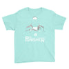 black and white Youth Tee