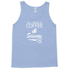 all i need is coffee sciossors Tank Top