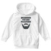 mens bearded Youth Hoodie