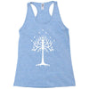 white tree of gondor Racerback Tank
