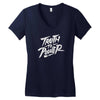 truth to power Women's V-Neck T-Shirt
