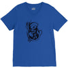fish boat sea fishing V-Neck Tee