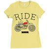 ride and shine Ladies Fitted T-Shirt