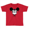 skull mickey cartoon Toddler T-shirt