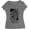 fuck the police Women's Triblend Scoop T-shirt