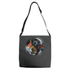 daft yin yang Adjustable Strap Totes