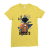 who loves bassets Ladies Fitted T-Shirt
