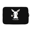 too early (black) Laptop sleeve