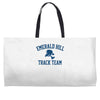 emerald hill track team Weekender Totes