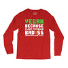 Vegan Because Plant Powered Badass Long Sleeve Shirts
