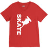 skate  fun skateboard V-Neck Tee