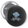 sad robot Pin-back button