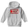 texas made lone star license plate Youth Hoodie