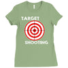target shooting Ladies Fitted T-Shirt