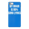 my brain is 80% song lyrics iPhone 7 Case