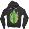skeletal halloween Zipper Hoodie