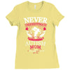 THE POWER OF AN Autism Mom Ladies Fitted T-Shirt