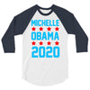 michelle obama 2020 3/4 Sleeve Shirt