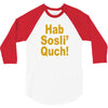 hab sosli' quch! klingon funny geek nerd sci fi alien conventions shir 3/4 Sleeve Shirt