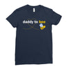 Daddy to Bee Baby Boy Ladies Fitted T-Shirt