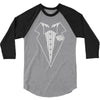 youth kids tuxedo 3/4 Sleeve Shirt