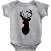 deer skull christmas Baby Bodysuit