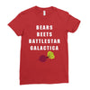 bears beets battlestar galactica Ladies Fitted T-Shirt