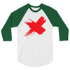 red x 3/4 Sleeve Shirt