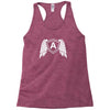 wings letter a Racerback Tank