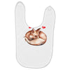 Baby Fox Belly Baby Bibs