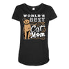 best cat mom Maternity Scoop Neck T-shirt