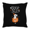 trick or treat Throw Pillow
