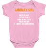 January Girl Hated By Many Baby Onesie