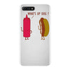 what up dog ketchup hot dog iPhone 7 Plus Case