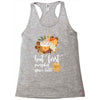 but first pumpkin space latte Racerback Tank