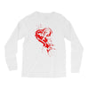 heartless splatter Long Sleeve Shirts