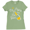 no 'pagne no gain Ladies Fitted T-Shirt