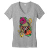 boba flower Women's V-Neck T-Shirt
