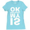 is my birthday ok Ladies Fitted T-Shirt