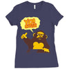 monkey yo bitch Ladies Fitted T-Shirt
