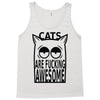 cats are fucking awesome Tank Top