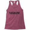 clients think i'm working web site Racerback Tank