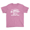 all i caught was this crappie fish Youth Tee