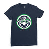 seattle 12. man Ladies Fitted T-Shirt