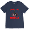gaming hold and play V-Neck Tee