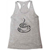 Cooffee art Racerback Tank