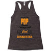 I'm Called Pop Because I'm Way Too Cool To Be Called Grandfather Racerback Tank