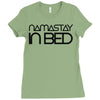 namastay in bed Ladies Fitted T-Shirt
