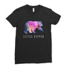 Little Dipper with Galaxy Ladies Fitted T-Shirt