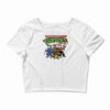 killer turtles Crop Top